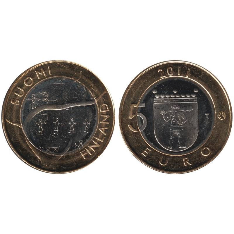FINLANDE - 5 euros - Province de Laponie - 2011