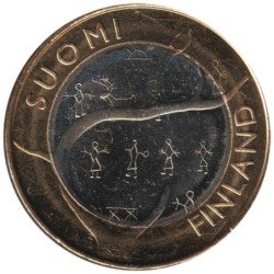FINLANDE - 5 euros - Province de Laponie - 2011