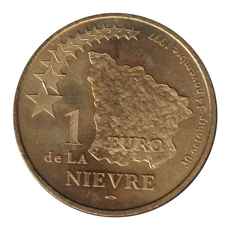 NIEVRE - 1 euro des villes - 1997 - Etat : SUP NIEVRE - 1 euro des villes - 1997 - Etat : SUP