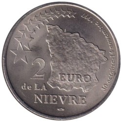 NIEVRE - 2 euro des villes - 1997 - Etat : SUP