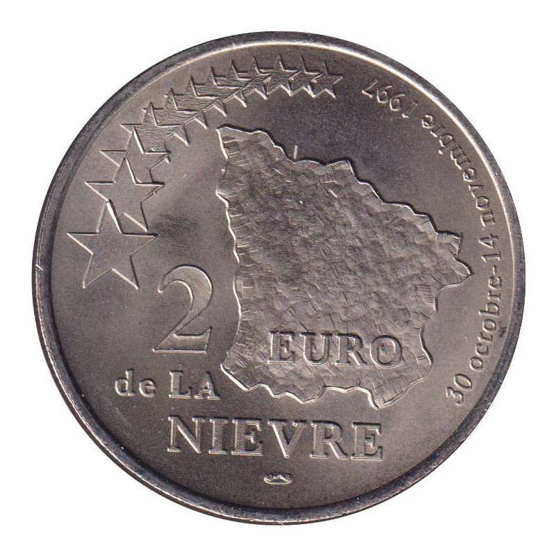 NIEVRE - 2 euro des villes - 1997 - Etat : SUP NIEVRE - 2 euro des villes - 1997 - Etat : SUP