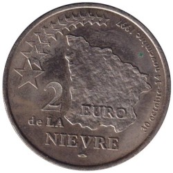 NIEVRE - 2 euro des villes - 1997 - Etat : TTB