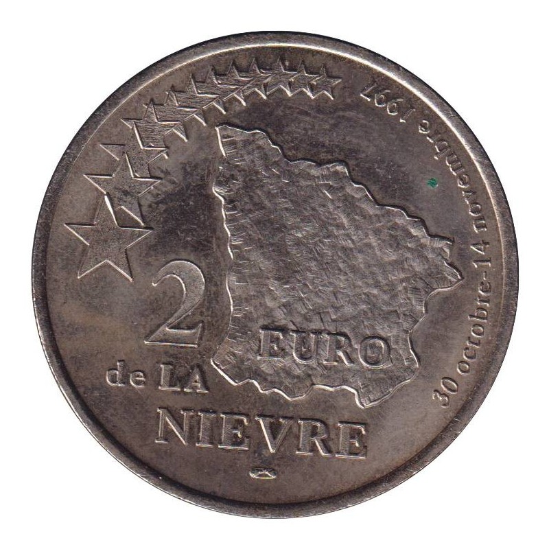 NIEVRE - 2 euro des villes - 1997 - Etat : TTB NIEVRE - 2 euro des villes - 1997 - Etat : TTB