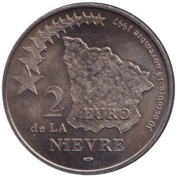 NIEVRE - 2 euro des villes - 1997 - Etat : SUP