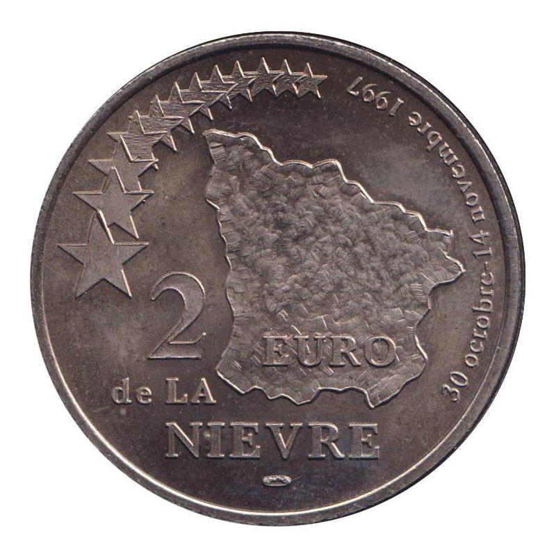 NIEVRE - 2 euro des villes - 1997 - Etat : SUP NIEVRE - 2 euro des villes - 1997 - Etat : SUP