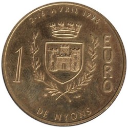 NYONS - 1 euro des villes - 1996 - Etat : SUP