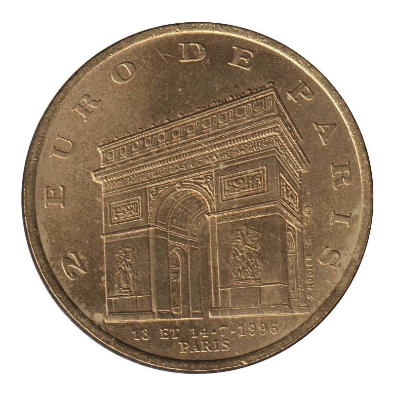 PARIS - 2 euro des villes - 1996 - Etat : SUP