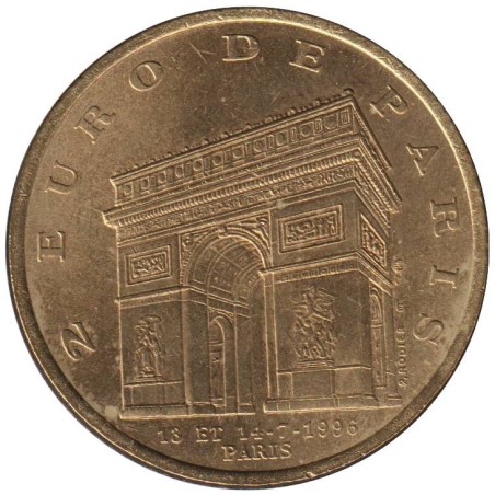 PARIS - 2 euro des villes - 1996 - Etat : SUP PARIS - 2 euro des villes - 1996 - Etat : SUP
