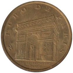 PARIS - 2 euro des villes - 1996 - Etat : TTB