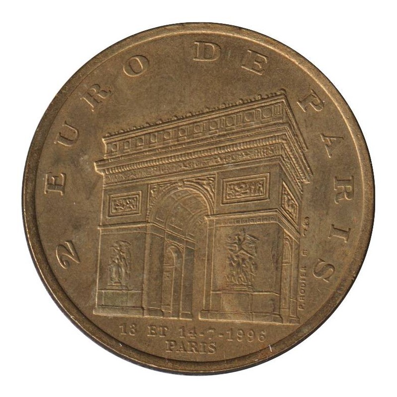 PARIS - 2 euro des villes - 1996 - Etat : TTB