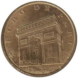 PARIS - 2 euro des villes - 1996 - Etat : SUP