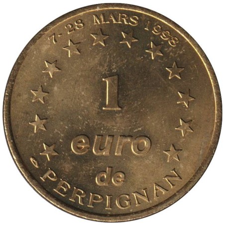 PERPIGNAN - 1 euro des villes - 1998 - Etat : SUP PERPIGNAN - 1 euro des villes - 1998 - Etat : SUP