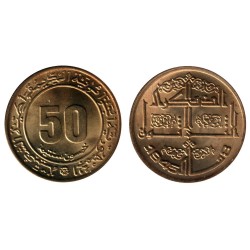 ALGERIE - Numiscover Coins of all Nations - KM109 - 50 centimes 1975