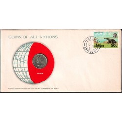CARAÏBES EST - Numiscover Coins of all Nations - KM6 - 25 cents 1965