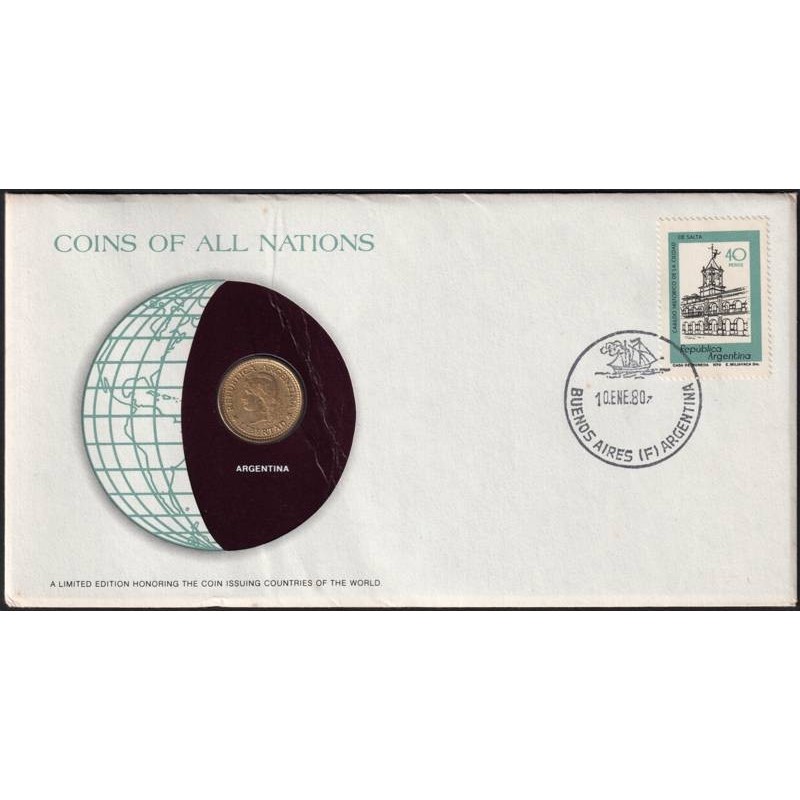 ARGENTINE - Numiscover Coins of all Nations - KM68 - 50 centavos 1975