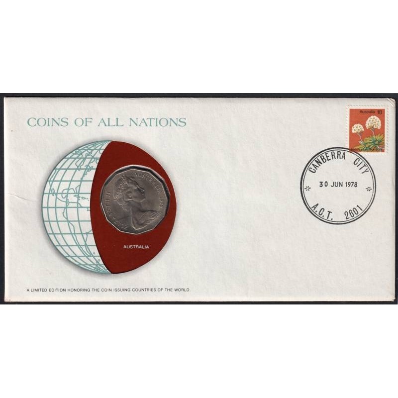 AUSTRALIE - Numiscover Coins of all Nations - KM68 - 50 cents 1978