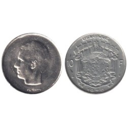 BELGIQUE - Numiscover Coins of all Nations - KM156.1 - 10 francs 1970