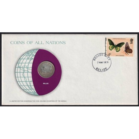 BELIZE - Numiscover Coins of all Nations - KM49 - 25 cents 1979 BELIZE - Numiscover Coins of all Nations - KM49 - 25 cents 1979