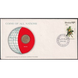 BHOUTAN - Numiscover Coins of all Nations - KM039 - 20 chetrums 1974