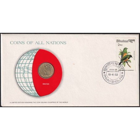 BHOUTAN - Numiscover Coins of all Nations - KM039 - 20 chetrums 1974 BHOUTAN - Numiscover Coins of all Nations - KM039 - 20 chetrums 1974