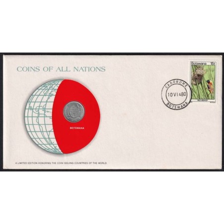BOTSWANA- Numiscover Coins of all Nations - KM3 - 1 thebe 1976 BOTSWANA- Numiscover Coins of all Nations - KM3 - 1 thebe 1976
