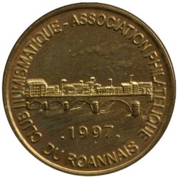 ROANNE - 5 euro des villes - 1997 - Etat : SPL