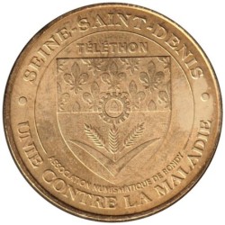 93-1085 - Téléthon - Blason de Seine-Saint-Denis - 2010