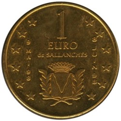 SALLANCHES - 1 euro des villes - 1998 - Etat : SUP