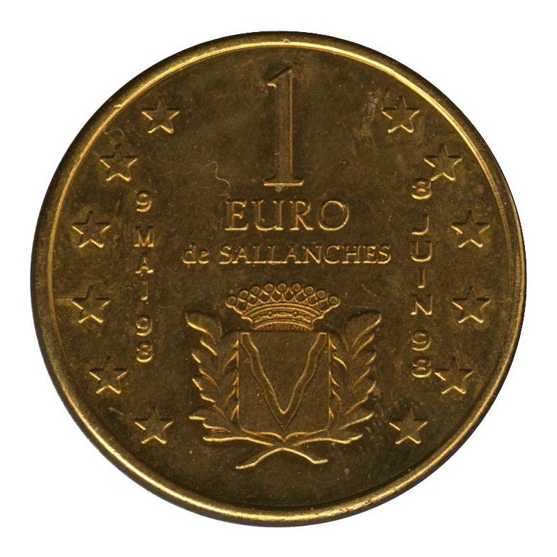 SALLANCHES - 1 euro des villes - 1998 - Etat : SUP SALLANCHES - 1 euro des villes - 1998 - Etat : SUP
