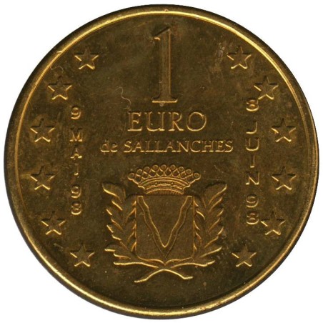 SALLANCHES - 1 euro des villes - 1998 - Etat : SUP SALLANCHES - 1 euro des villes - 1998 - Etat : SUP