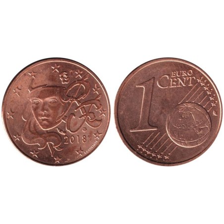 FRANCE - 1 cent - 2018 FRANCE - 1 cent - 2018