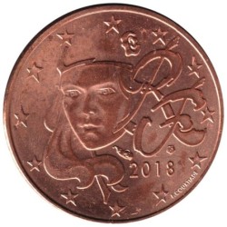 FRANCE - 1 cent - 2018