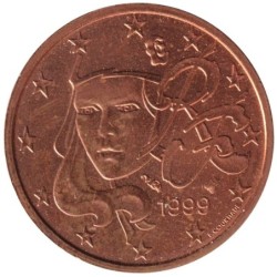 FRANCE - 2 cents - 1999