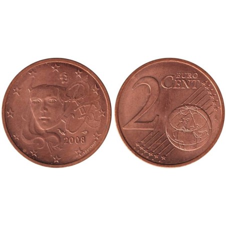 FRANCE - 2 cents - 2008 FRANCE - 2 cents - 2008