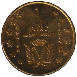SALLANCHES - 1 euro des villes - 1998 - Etat : SUP