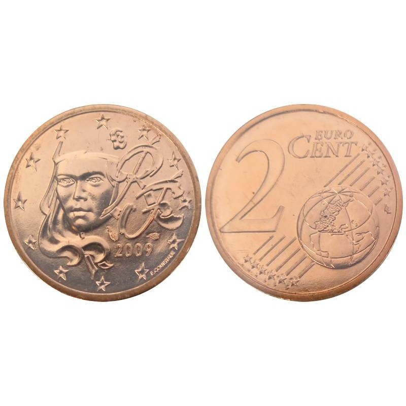 FRANCE - 2 cents - 2009 - BU