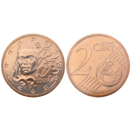 FRANCE - 2 cents - 2009 - BU FRANCE - 2 cents - 2009 - BU