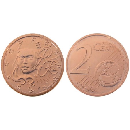FRANCE - 2 cents - 2012 - BU FRANCE - 2 cents - 2012 - BU