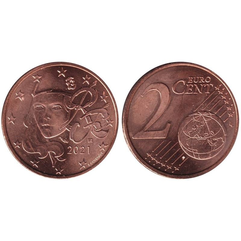 FRANCE - 2 cents - 2021