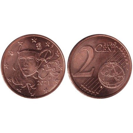 FRANCE - 2 cents - 2021 FRANCE - 2 cents - 2021