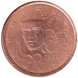 FRANCE - 5 cents - 2001