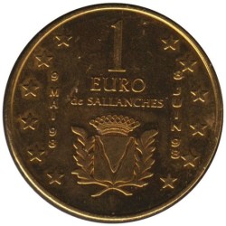 SALLANCHES - 1 euro des villes - 1998 - Etat : TTB
