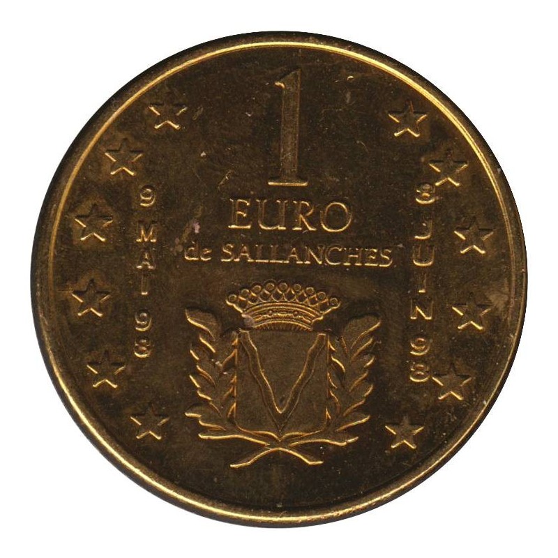 SALLANCHES - 1 euro des villes - 1998 - Etat : TTB SALLANCHES - 1 euro des villes - 1998 - Etat : TTB