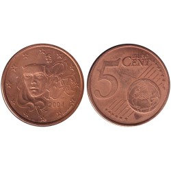 FRANCE - 5 cents - 2004