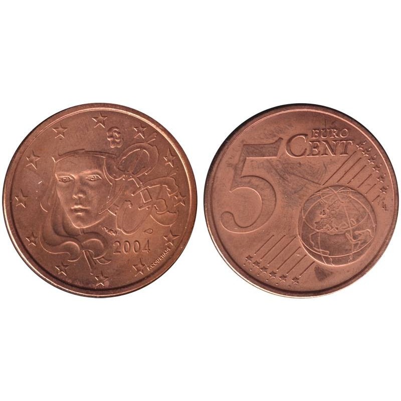 FRANCE - 5 cents - 2004