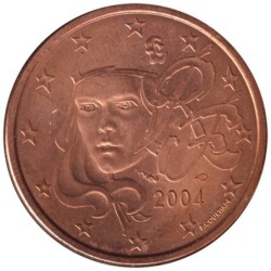 FRANCE - 5 cents - 2004