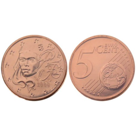 FRANCE - 5 cents - 2008 - BU FRANCE - 5 cents - 2008 - BU