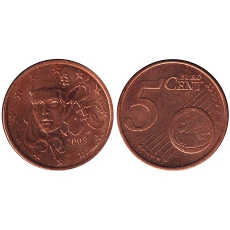 FRANCE - 5 cents - 2009 FRANCE - 5 cents - 2009