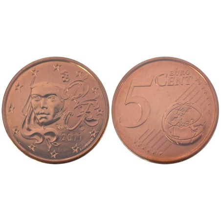 FRANCE - 5 cents - 2011 - BU FRANCE - 5 cents - 2011 - BU