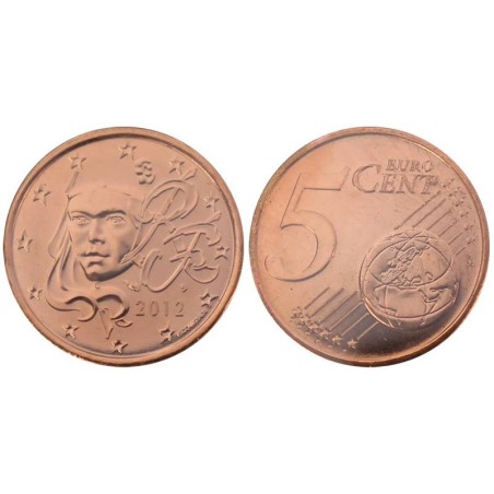 FRANCE - 5 cents - 2012 - BU FRANCE - 5 cents - 2012 - BU